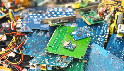 PCB recycling plant